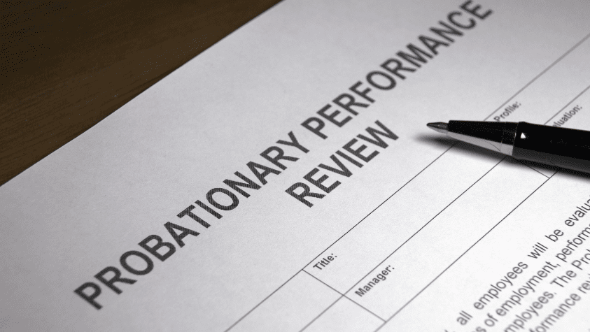 Probation review form